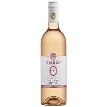 Giesen Non-Alcoholic Rosé - Premium Dealcoholized Rose Wine from New Zealand, 750ml (750ml, 1)