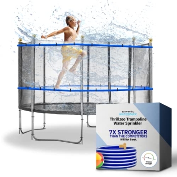 Trampoline Sprinkler for Kids - Outdoor Backyard Summer Fun - Trampoline Water Sprinkler 14-16 ft Ro...