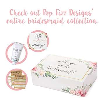Pop Fizz Designs Bridesmaid Gifts- Wedding Team Hand Cream (6 pack)