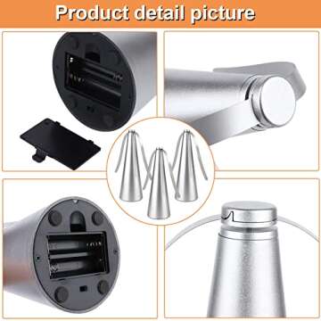 PIAOPIAONIU Fly Fan 3PCS for Outdoor Dining Experience