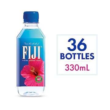 FIJI Natural Artesian Bottled Water 330 mL / 11.15 Fl Ounce (Pack of 36)