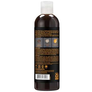 SheaMoisture Soothing Body Wash 2-Pack – African Black Soap with Oats, Aloe & Vitamin E for Acne-Prone & Dry Skin, 13 Oz Ea