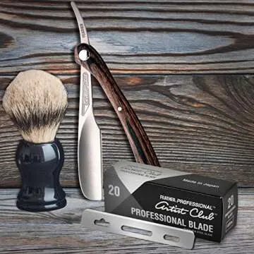 Feather Artist Club Professional Single Edge Razor Blades - (20 Count) - Single Straight Edge Razor Blade Refills for Shaving With Straight Edge Razors - For Men & Barbers