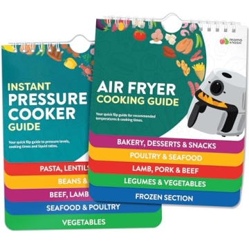 Essential Air Fryer Instant Pot Magnetic Cooking Guides Set