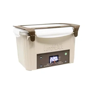 LunchEAZE Core Cordless Electric Lunch Box – Self-Heating, Battery Powered Food Warmer for Work, T...