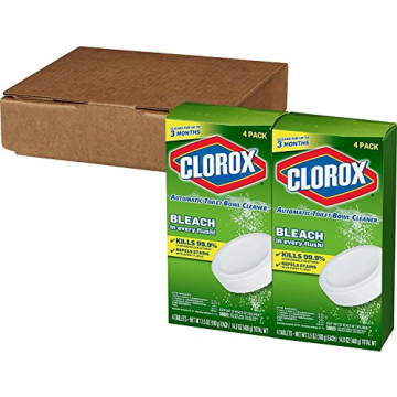 Clorox Ultra Clean Toilet Tablets 4 Count Pack of 2