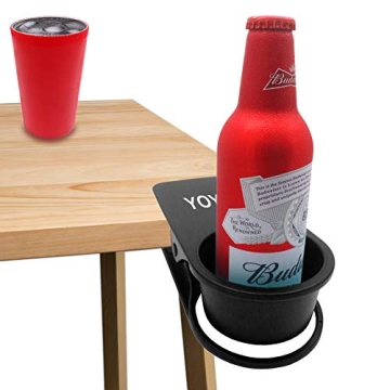 YOY Drink Cup Holder Clip for Desk and Outdoor Use