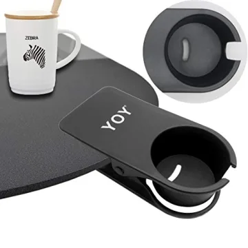 YOY Drink Cup Holder Clip for Desk and Outdoor Use
