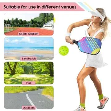 FeichangKeji Match Buddy Pickleball Trainer with String Sportastic Pickleball Practice Rebounder Accessories Training Aids and Equipment Indoor Hitting Trainer Machine Outdoor (Pink)