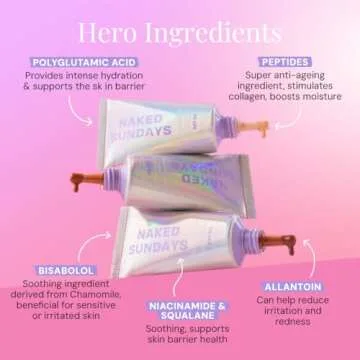 Naked Sundays BeautyScreen SPF 50 Mineral Peptide Foundation Tints, 2-in-1 SPF and Skin Tint, Radiant with Light buildable coverage, infused with Peptides, Acne-Safe (1 Fair Neutral, 1.01 oz)