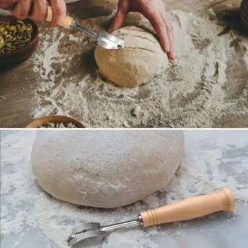 Unihopper Bread Proofing Basket Set of 2，8 Inch & 9 Inch Round, Ratten Basket Bowls with Bread Making Tools Supplies for Sourdough Baking Fermentation Basket Gift Kits.