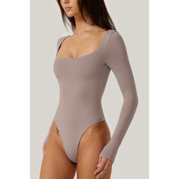 Stylish QINSEN Bodysuit - Double Lined, Perfect Fit