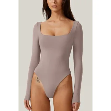 Stylish QINSEN Bodysuit - Double Lined, Perfect Fit