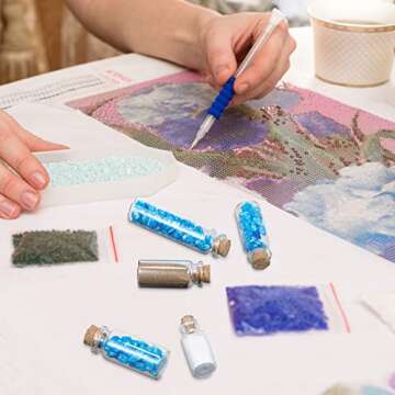 Sherli 45 Pcs Mini Tiny Glass Jars Small Bottles with Cork Stoppers Spell Jars with Eye Screws and Funnels Tiny Cork Glass Bottles for DIY Art Craft(0.5ml, 2ml, 5ml, 10ml, 20ml)