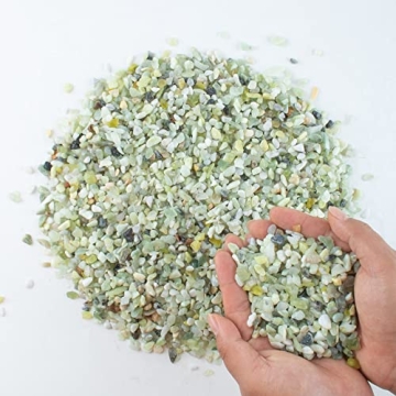 3lb Jade Bean Sand Stone for Succulents and Cactus - Perfect for Terrariums and DIY Projects!