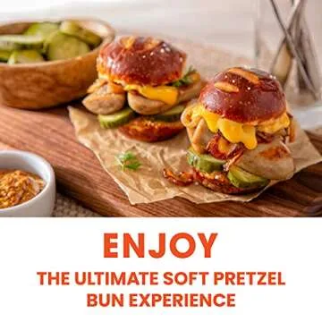 KING'S HAWAIIAN Sweet Pretzel Slider Buns, 54 Count