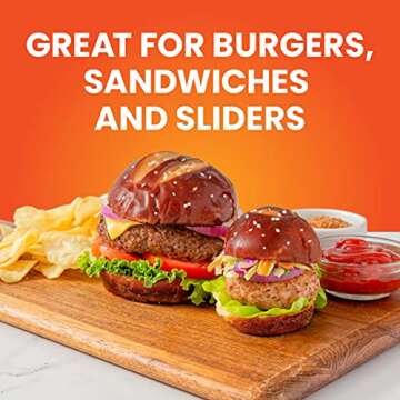 KING'S HAWAIIAN Sweet Pretzel Slider Buns, 54 Count