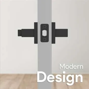 Mega Handles ROBELL Privacy Door Handle in Matte Black