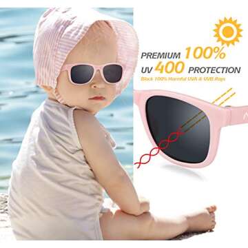 NACUWA Baby Sunglasses - Ultimate UV Protection for Infants