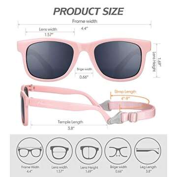 NACUWA Baby Sunglasses - Ultimate UV Protection for Infants
