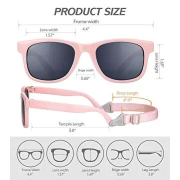 NACUWA Baby Sunglasses - Ultimate UV Protection for Infants