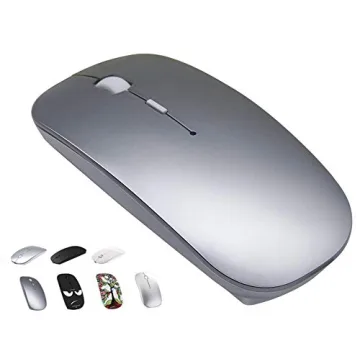 Tsmine Bluetooth Wireless Mouse - Rechargeable, Silent Click for MacBook, PC, iPad
