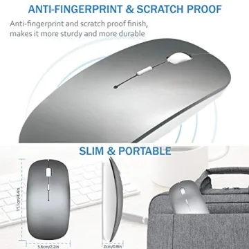 Tsmine Bluetooth Wireless Mouse Rechargeable Silent Click