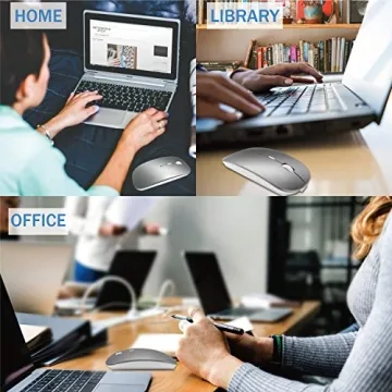 Tsmine Bluetooth Wireless Mouse Rechargeable Silent Click