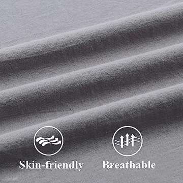 ZWJD Chic Cotton Pillow Covers 18x18 Set of 2 with Fringe