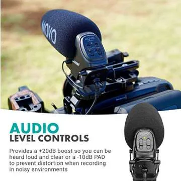 Movo VXR3031 Shotgun Microphone for Clear Audio Recording