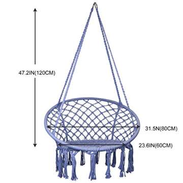 Comfort Anywhere with Showpin Hammock Chair Swing