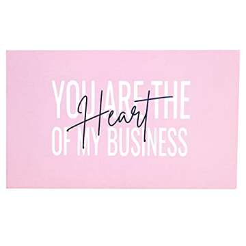 RXBC2011 Thank you Cards you are the Heart of my business Cards Package Insert for online business P...