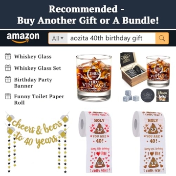 Funny 40th Birthday Toilet Paper Novelty Gift