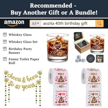 Funny 40th Birthday Toilet Paper Novelty Gift