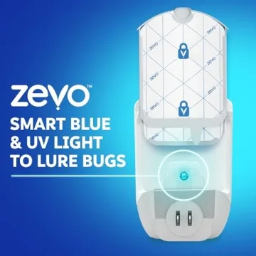 Zevo Flying Insect Trap for Indoor Use, Silent & Effective