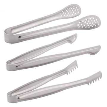 HINMAY Mini Appetizer Tongs Set - 6-Inch Serving Solution