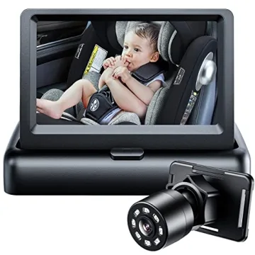Itomoro Baby Car Mirror, View Infant in Rear Facing Seat with Wide Crystal Clear View,360° Rotation...