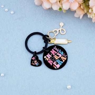 igvean Nurse Keychain Funny Nurses Day Gift for Women Birthday Christmas Graduation Gifts for Nurses...