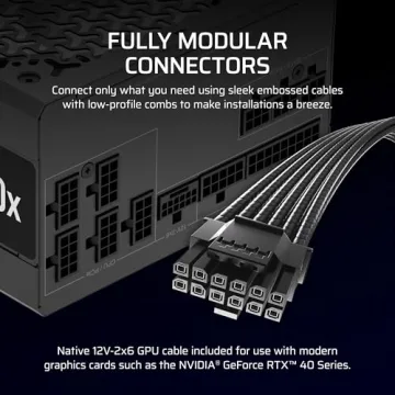 CORSAIR RM850x Fully Modular Low-Noise ATX Power Supply