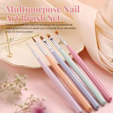Beetles Nail Art Brushes Set: Ultimate DIY Painting Tools