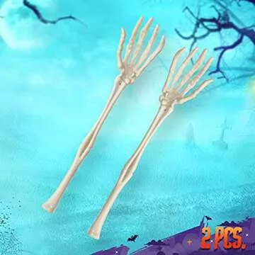 Amscan Boneyard Skeleton Hands for Halloween Fun