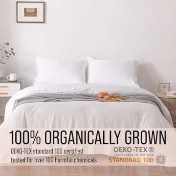 Luxury Bamboo Queen Size Sheet Set | Soft & Cooling