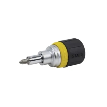 Klein Tools Stubby Ratcheting Screwdriver for Tight Spaces