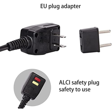 Compact Dual Voltage Travel Hair Dryer with Diffuser & Concentrator