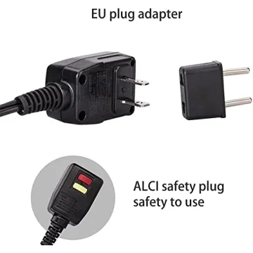 Compact Dual Voltage Travel Hair Dryer with Diffuser & Concentrator