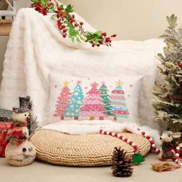 AACORS Christmas Pillow Cover - Stylish Holiday Decor