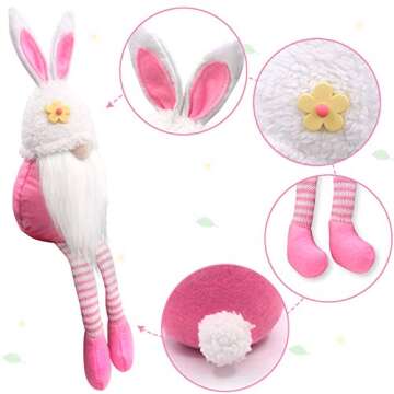CiyvoLyeen Bunny Gnomes - Spring Easter Collectibles