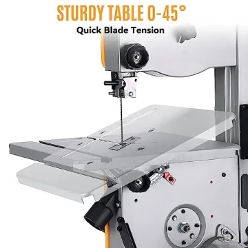 Hoteche 8-Inch Band Saw for Woodworking and DIY Projects