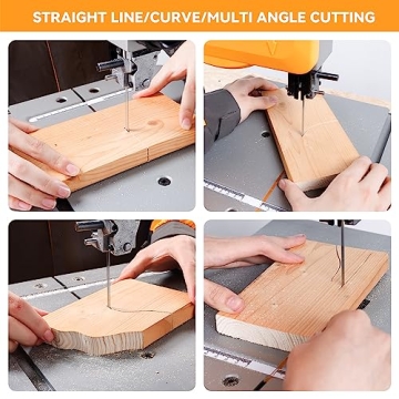 Hoteche 8-Inch Band Saw for Woodworking and DIY Projects