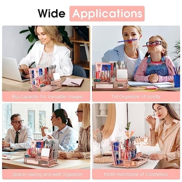 Rose Gold Desk Organizers & Accessories for Stylish Offices